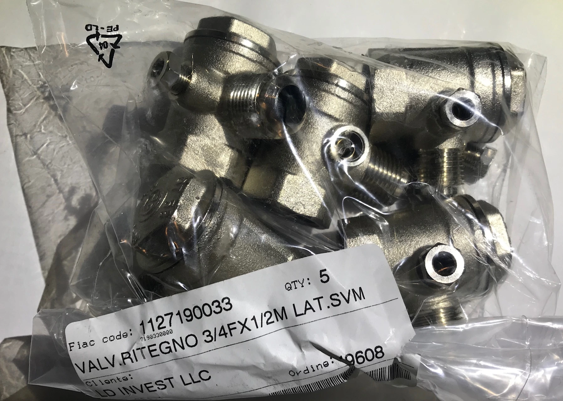 FIAC Обратный клапан АВ858 | 1127190033