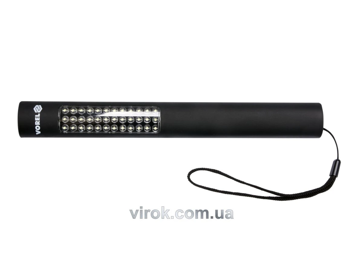 VOREL Ліхтар діодний з режимами 36+1 вперед батарейковий 4ААА х 1,5 В  | 82735