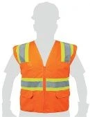 TRUPER CHS-700N Жилет сигнальний, оранжевий, двошаровий