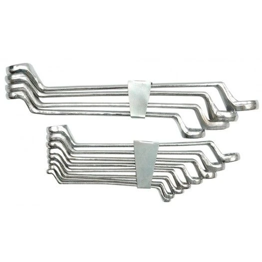 VOREL Ключі накидні вигнуті М 6-32 мм, компл. 12 шт  | 52630