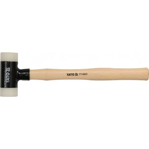 YATO Молоток безінерційний YATO з дерев. ручкою, Ø= 40 мм, m= 430 г, l= 350 мм  | YT-4625