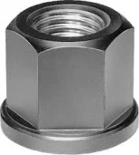 DIN6331 Гайка М12 с фланцем высокая 10 ЦБ