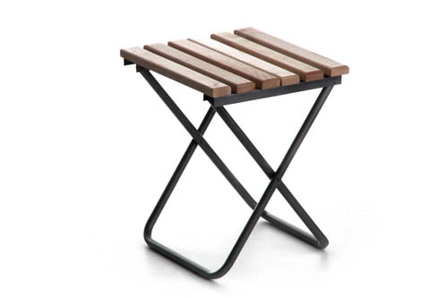 Стул складной с деревянным сидением 33*30*37 СИЛА