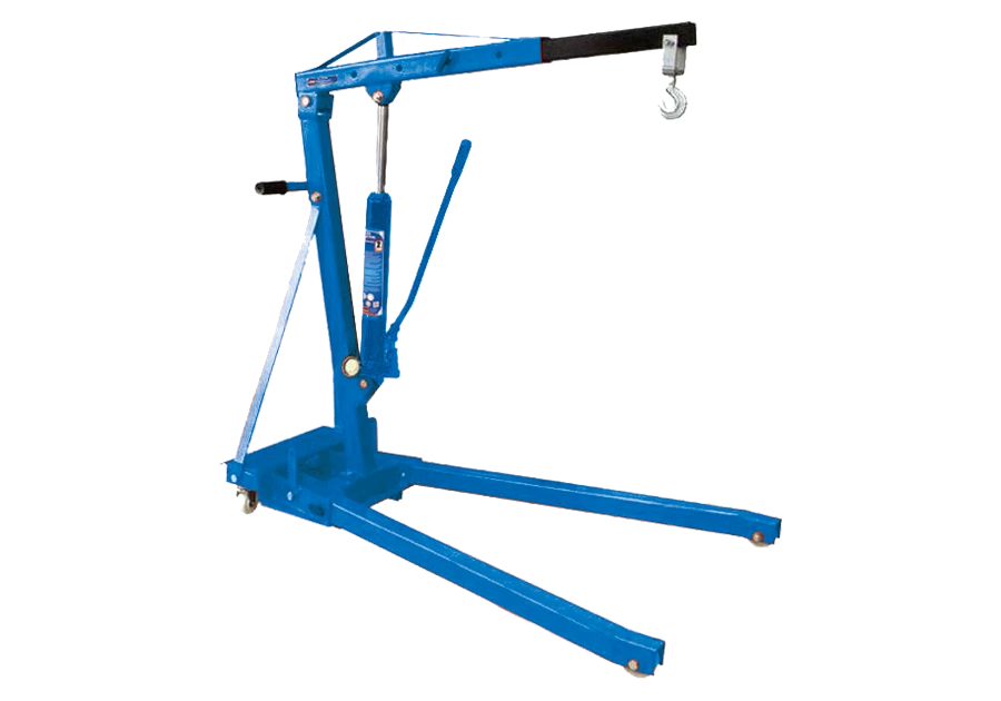 KING TONY Кран гидравлический 2 Тонны складной (низкий 90мм) поворотная ручка | 9TY1342-02A-B