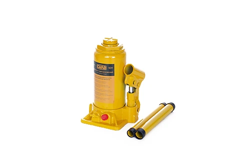 Домкрат гидравлический бутылочный 10т (выс подъема 200-405мм) СИЛА