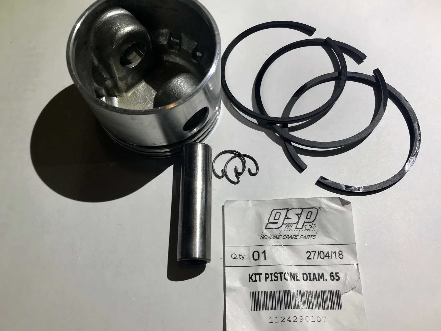 FIAC Поршень в сборе для АВ 415/515 Д65мм+SEGM.+SPIN+ANE (4291070000) | 1124290107