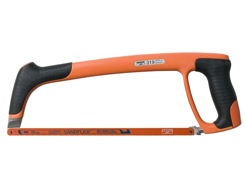 BAHCO 319 Ножовка по металлу (профи); 300 мм; винтовой механизм натяжения; ERGO конструкция.