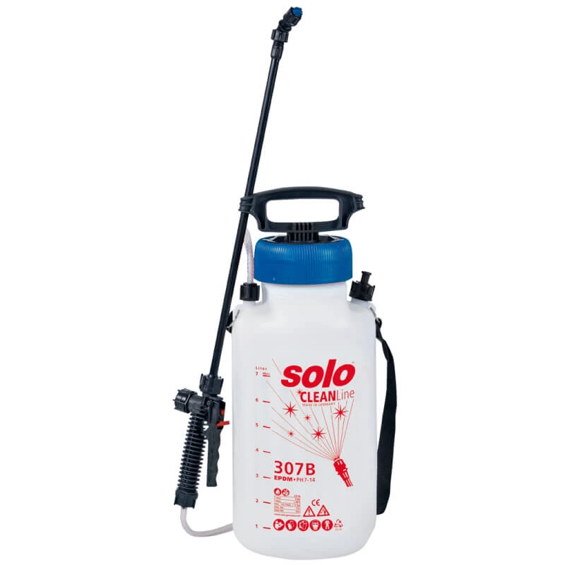 Обприскувач ручний плечовий SOLO, 7.0 л, поршневий, тиск 3 бар, трубка 50 см, вага 2.8 кг