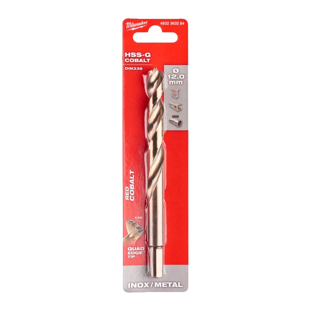MILWAUKEE Свердло по металу HSS-CoDIN338, Ø12,0мм | 4932363284