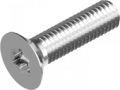 Винт нержавеющий с потайной головкой DIN 965 шлиц TORX