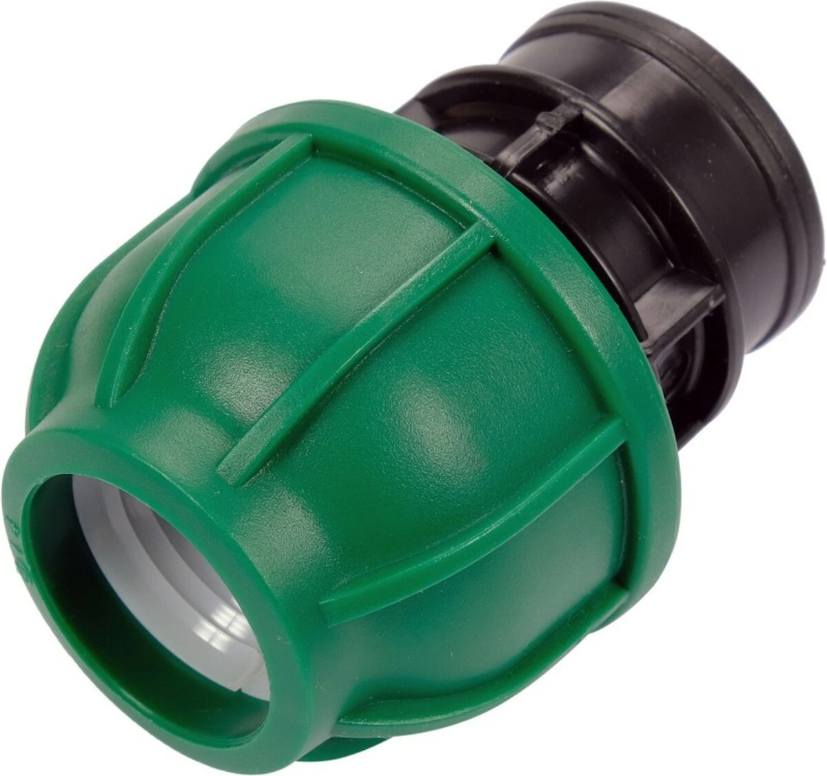 FLO Муфта до водяних пластикових труб з внутр. різьбою 25 мм- 3/4" поліпропіленова, для тиску 1 MPa 