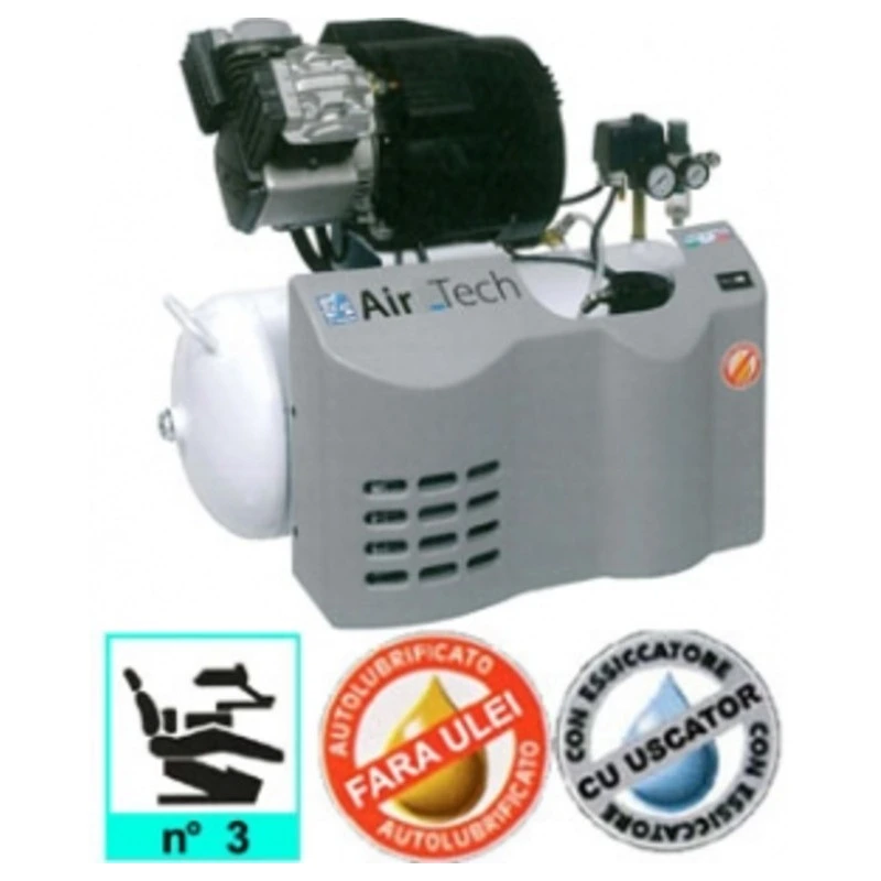 FIAC Компрессор безмаслянный медицинский AIR-TECH 50/254 ES (на 3 установки) | 1121670008