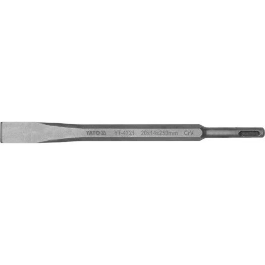 YATO Зубило - долото YATO : SDS+, L= 20х14 х 250 мм. CrV  | YT-4721