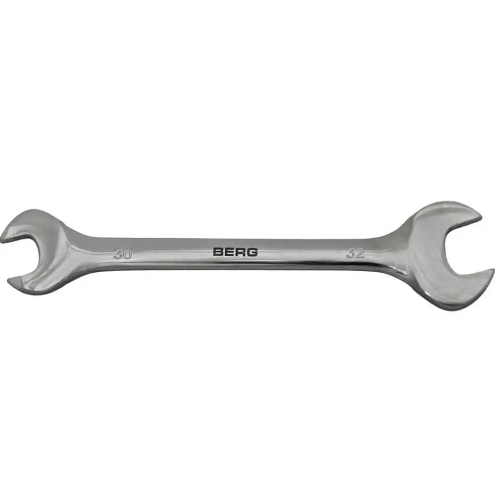 Ключ ріжковий двосторонній Cr-V 30х32мм Berg | 48-117