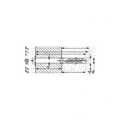 MUNGO MBRK - STB - 10 * 100 Дюбель фасадный с бортиком с шурупом с пресс-шайбой