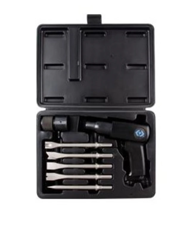 KING TONY Молоток пневматический с набором зубил 3200уд/мин | 5H210BP01