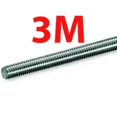 Стержень с метрической резьбoй 10х3000