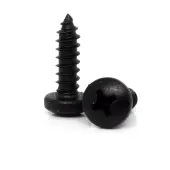 Шуруп-саморез по металлу DIN 7981 полукруглая головка 4,2х19 цинк черного цвета