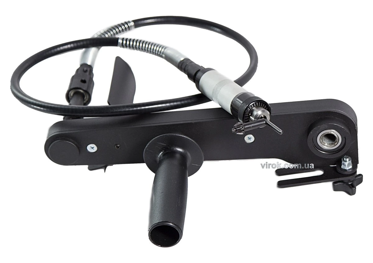 VIROK Адаптер-гнучкий шліфувальний вал, патрон 10 мм, для кутової шліфмашини | GS06-00