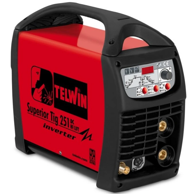 TELWIN Аппарат аргонно-дуговой сварки Telwin SUPERIOR TIG 251 DC-HF/LIFT VRD 400V | 816029