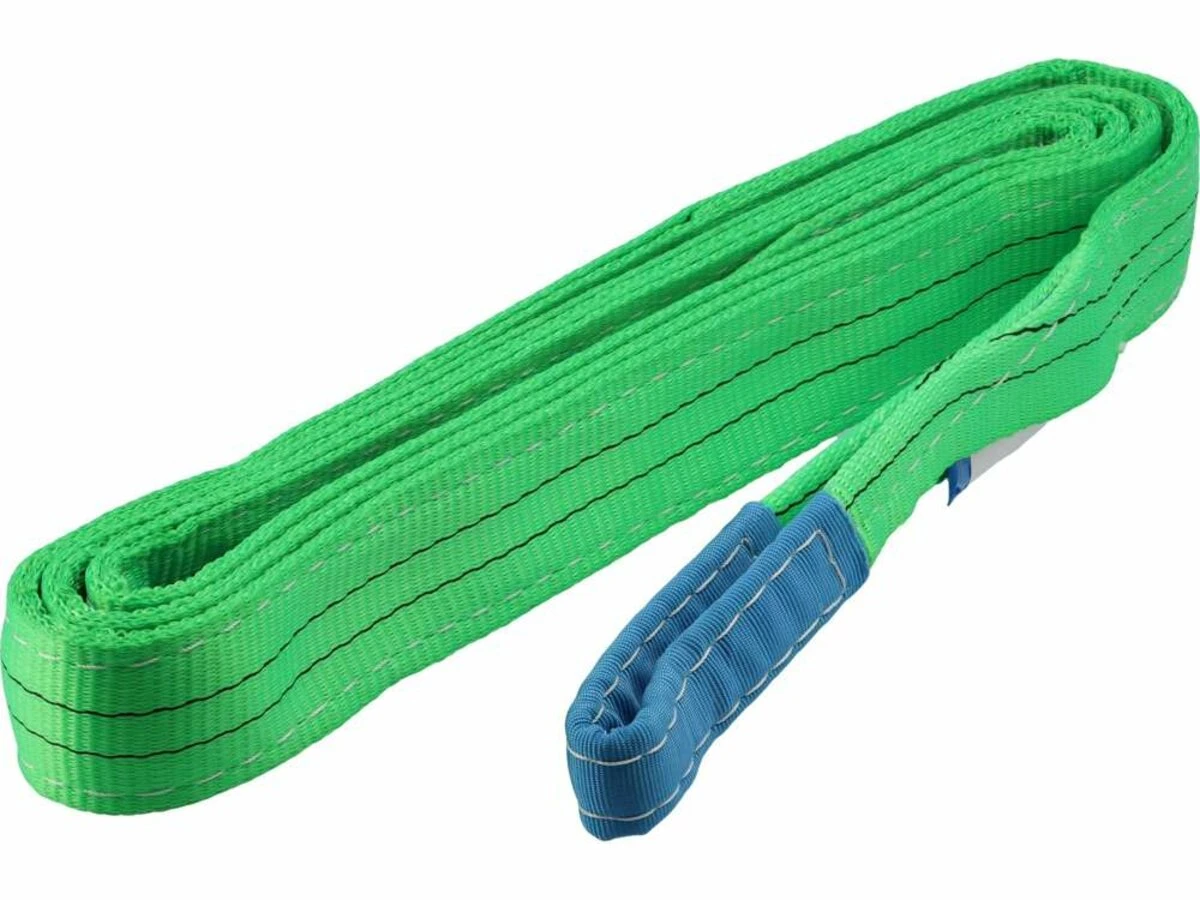 VOREL Строп пасовий з поліестеру 2 петлі по 30 см, заг. l=4 м, шир.- 60 мм, макс. навантаж- 2 т  | 8