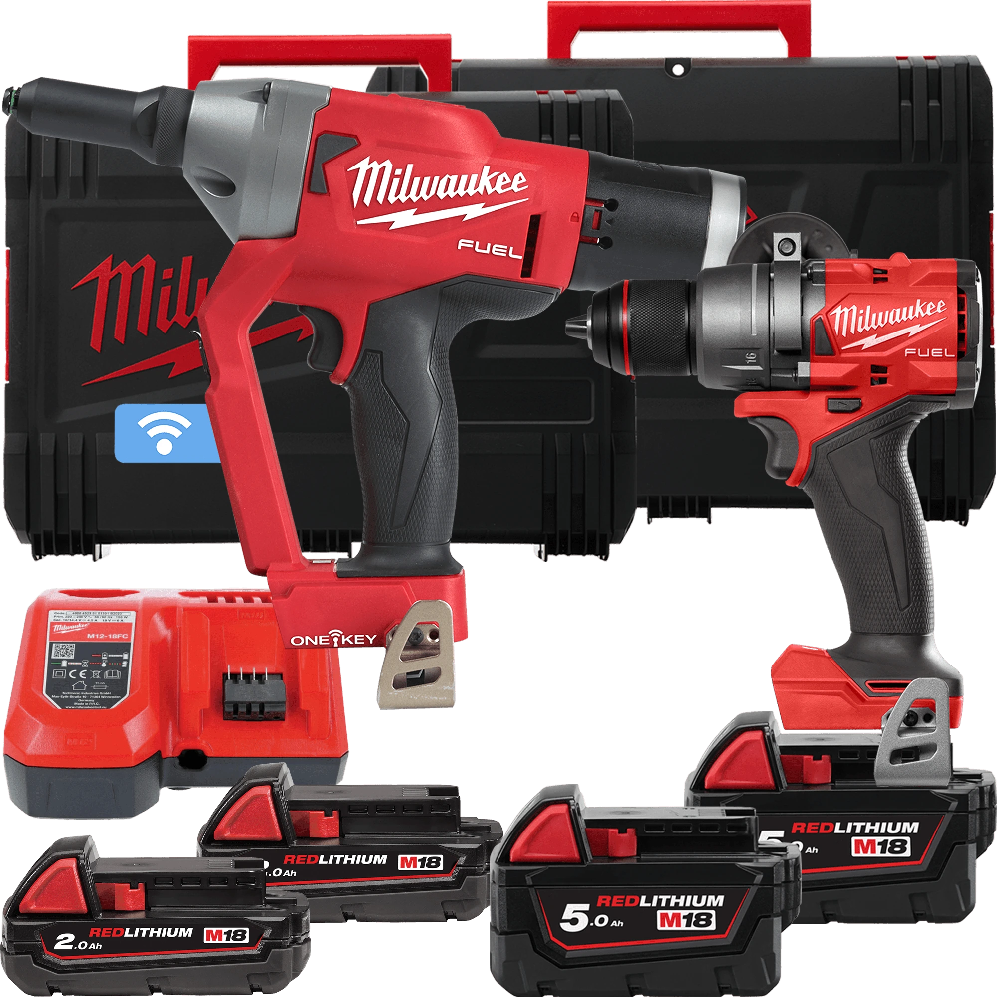 MILWAUKEE Набор аккумуляторных инструментов M18 FPP2G3-524XEU FUEL | 4933492529