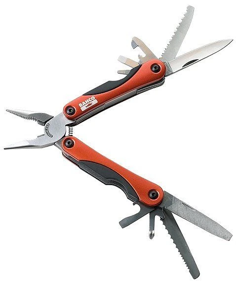 BAHCO MTT151 Мультитул 150мм; 18 функций; нержавеющая сталь; чехол для ношения на ремне