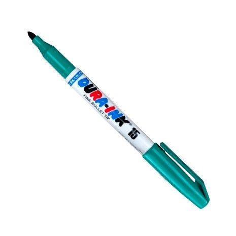 Несмываемый маркер с тонким стержнем Markal Dura-Ink 15 зеленый 96026