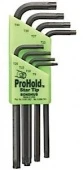 BONDHUS Набор ключей TORX ProHold 8 шт., Tx9 / Tx10 / Tx15 / Tx20 / Tx25 / Tx27 / Tx30 / Tx40.
