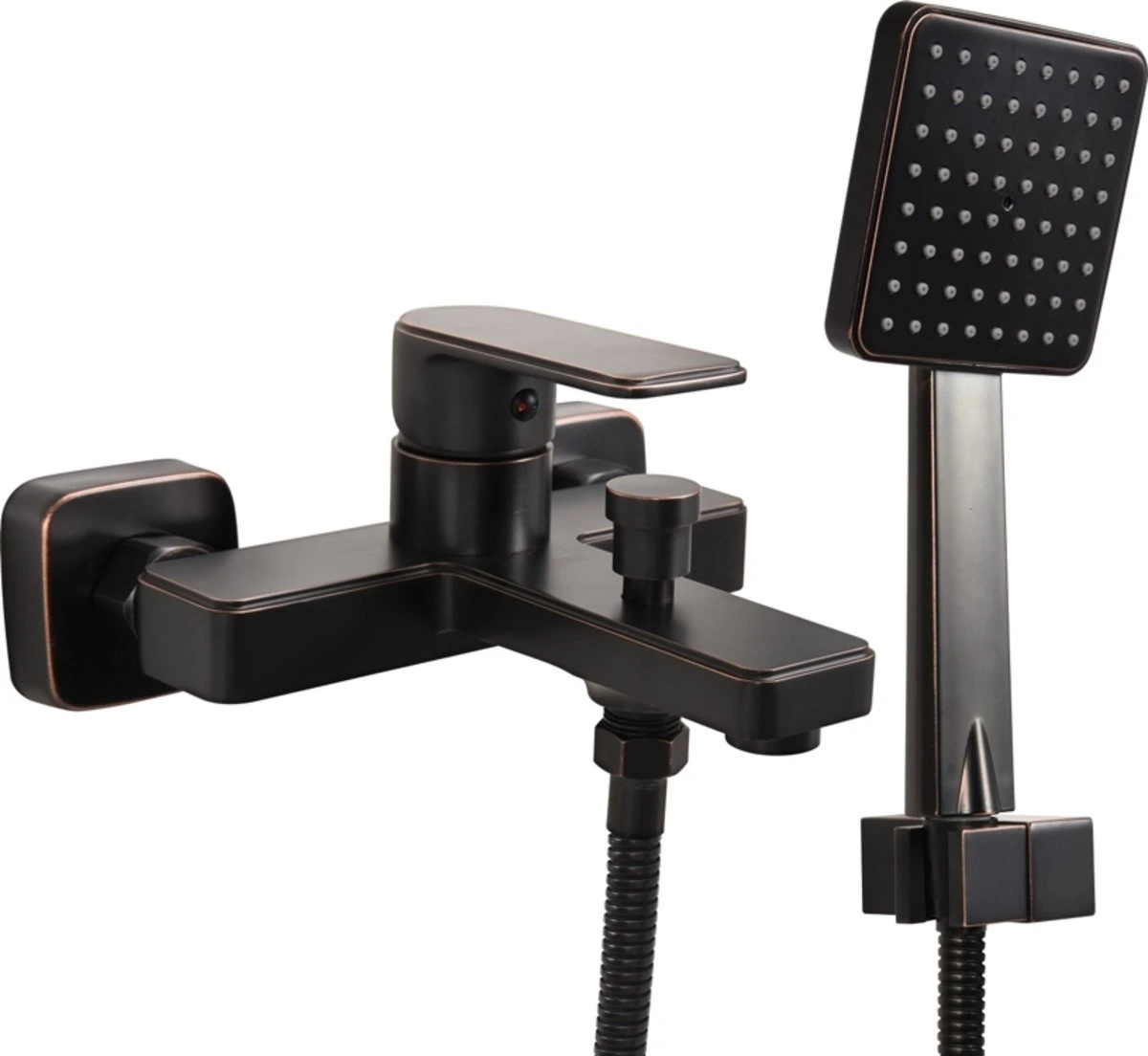 FALA Змішувач води для ванни і душу "RETRO BLACK 3" з кульовим регулятором(DW) | 75816