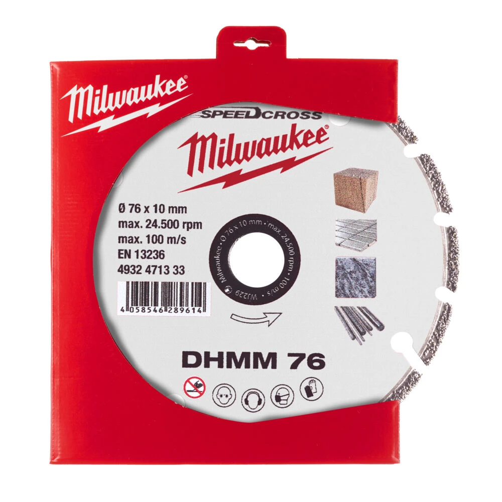 MILWAUKEE Диск алмазнийDHММ 76; Ø76мм для M12 FCOT | 4932471333