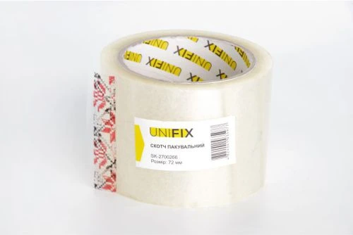 Лента клейкая упаковочная 72мм*200м SK-5400114 UNIFIX