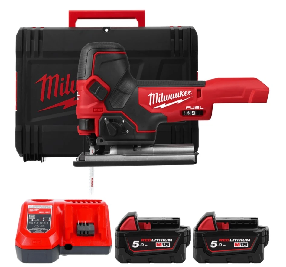 MILWAUKEE Пила лобзиковая аккумуляторная бесщёточная M18 FBJS-502X FUEL™ с грибовидной рукояткой | 4