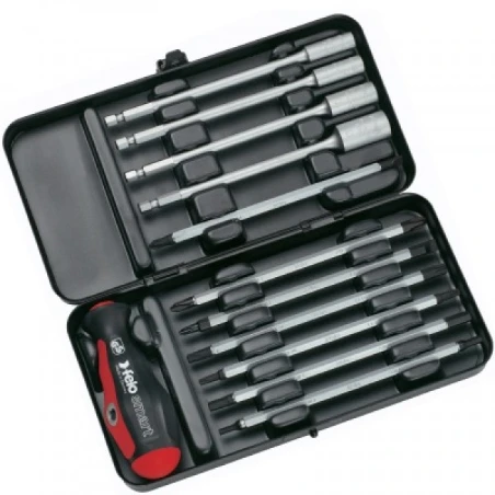 FELO Набор отверток в чехле Felo-SMART Mechanik + спецручка. // 06091206