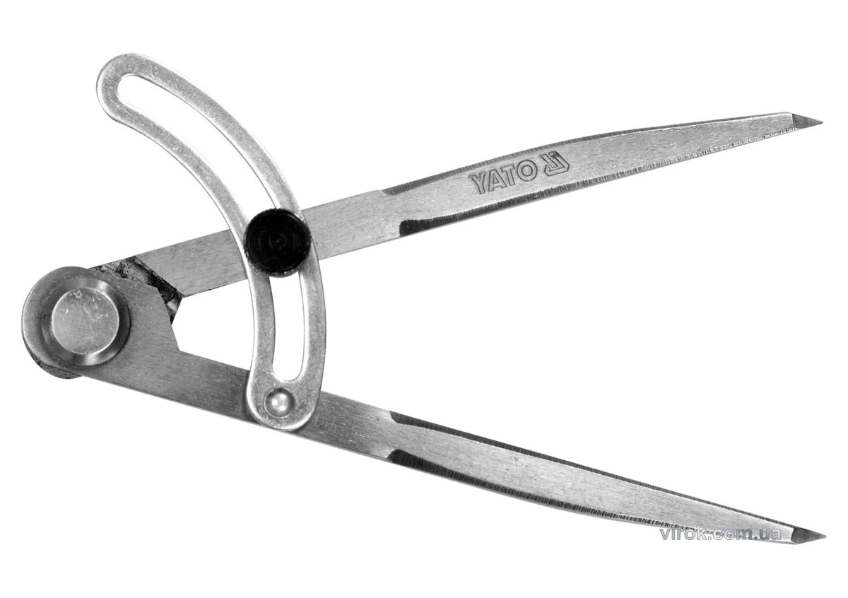 YATO Циркуль розмічальний YATO : L= 150 мм з фіксатором  | YT-72100