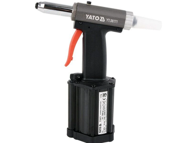 YATO Пневмозаклепочник YATO для нітів Ø= 2,4; 3,2; 4,0; 4,8; 5,0 мм, 54 л/хв  | YT-36171