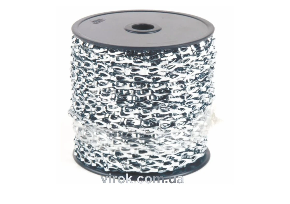 VIROK Ланцюг з довгою ланкою оцинкований ТМ "" DIN 5685C; Ø= 8 мм, l= 22 м ± 1,0% | 87V018