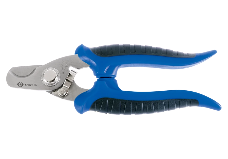 KING TONY Ножницы электрика для резки кабеля 10 мм, длина 158 мм | 6AB21-65