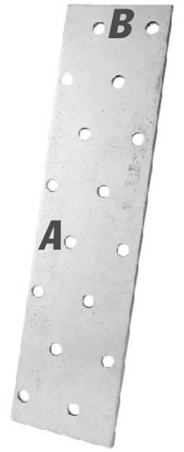 Крепление плоское LP- 1 40х80х0х2,0 уп. 50 шт.