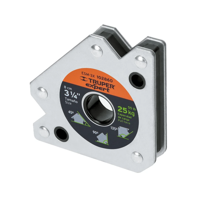 TRUPER ESM-3X Кутник магнітний, для зварювання, до 25 кг кут 45°, 90°, 135°