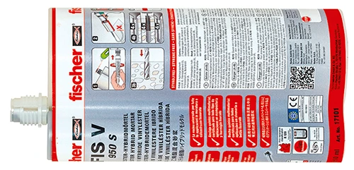 Анкер химический Fischer Инъекционный состав FIS V 950 S (H. Vinilesteris)