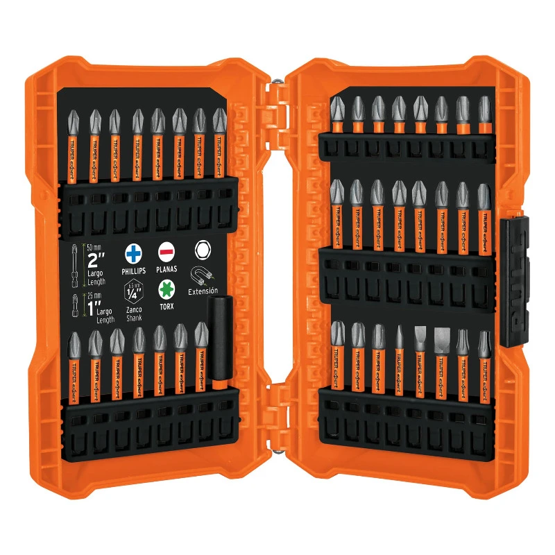 TRUPER PUN-40IX Набір біт ударних у кейсі, 40 шт, 50 мм