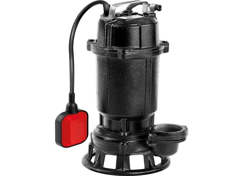 YATO Насос для брудної води мережевий чавунний YATO, з подрібнювачем, 750Вт, 16000 л/год, макс.висот