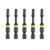 Набір біт DeWALT, ударні, IMPACT TORSION, Torx, Т30, L =57 мм, 5 шт