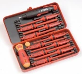 FELO Набор отверток высоковольтных E-SMART Industry 1000 В 12 шт + ручка // 06391316