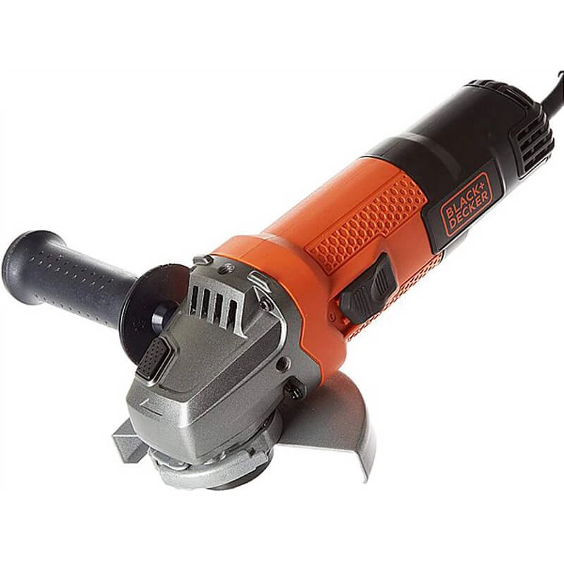 Шліфмашина кутова мережева BLACK+DECKER, 800 Вт, d=125 мм, 12000 об/хв, вага 1.7 кг | BEG120