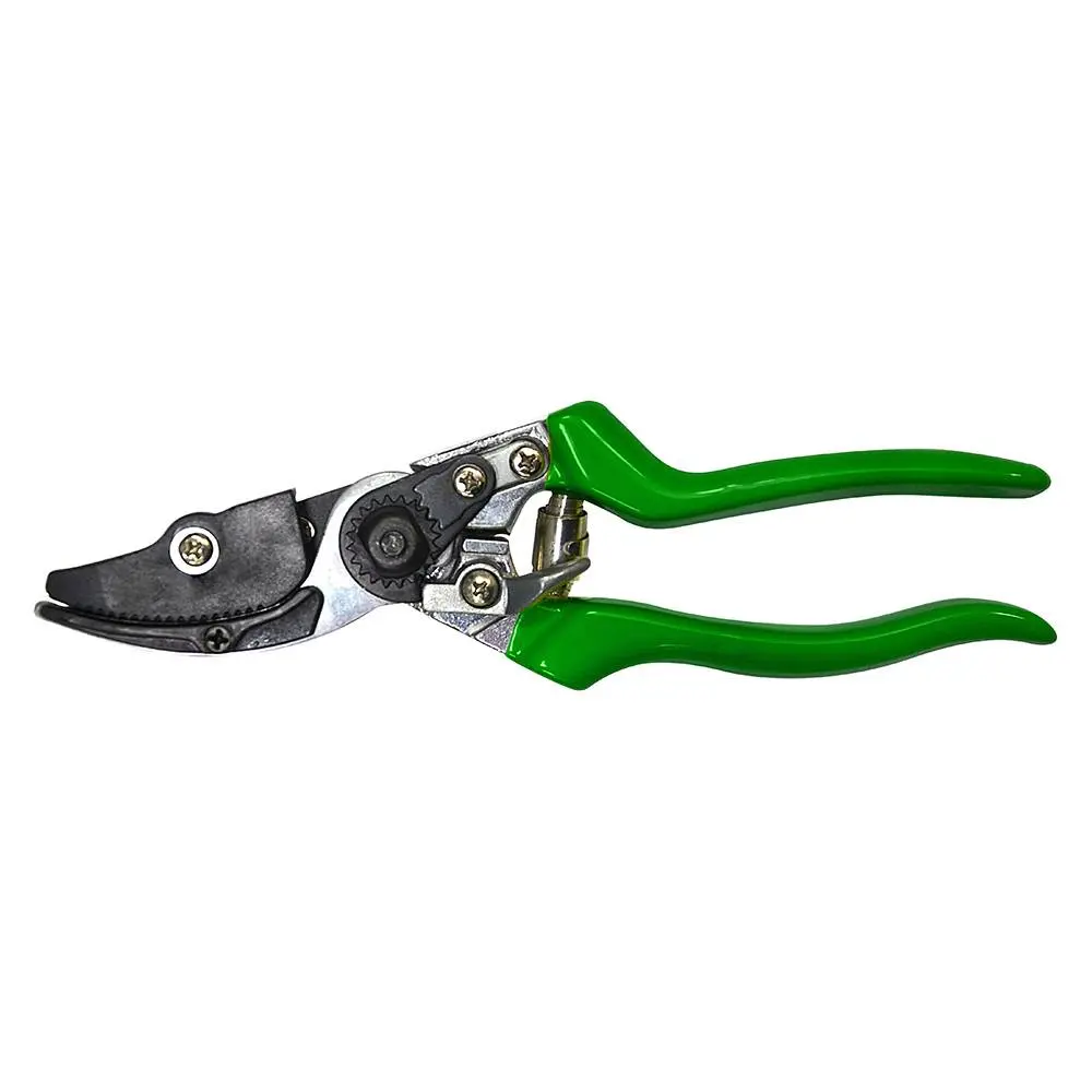 Секатор для квітів 230мм, зріз косий, алюмінієві рукоятки з ПВХ покриттям VERANO | 71-803