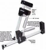 GROZ Струбцина корпусная быстрого зажима 600мм. KBC/24