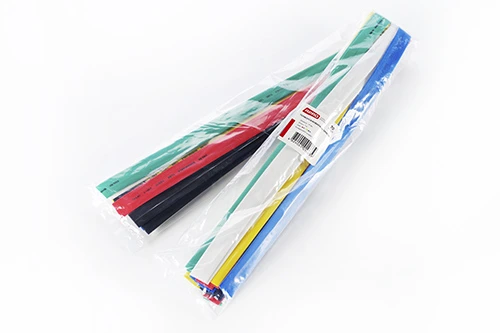 Термоусаживаемая трубка 12мм набор 6 цветов (пак. 1м*20шт) APRO