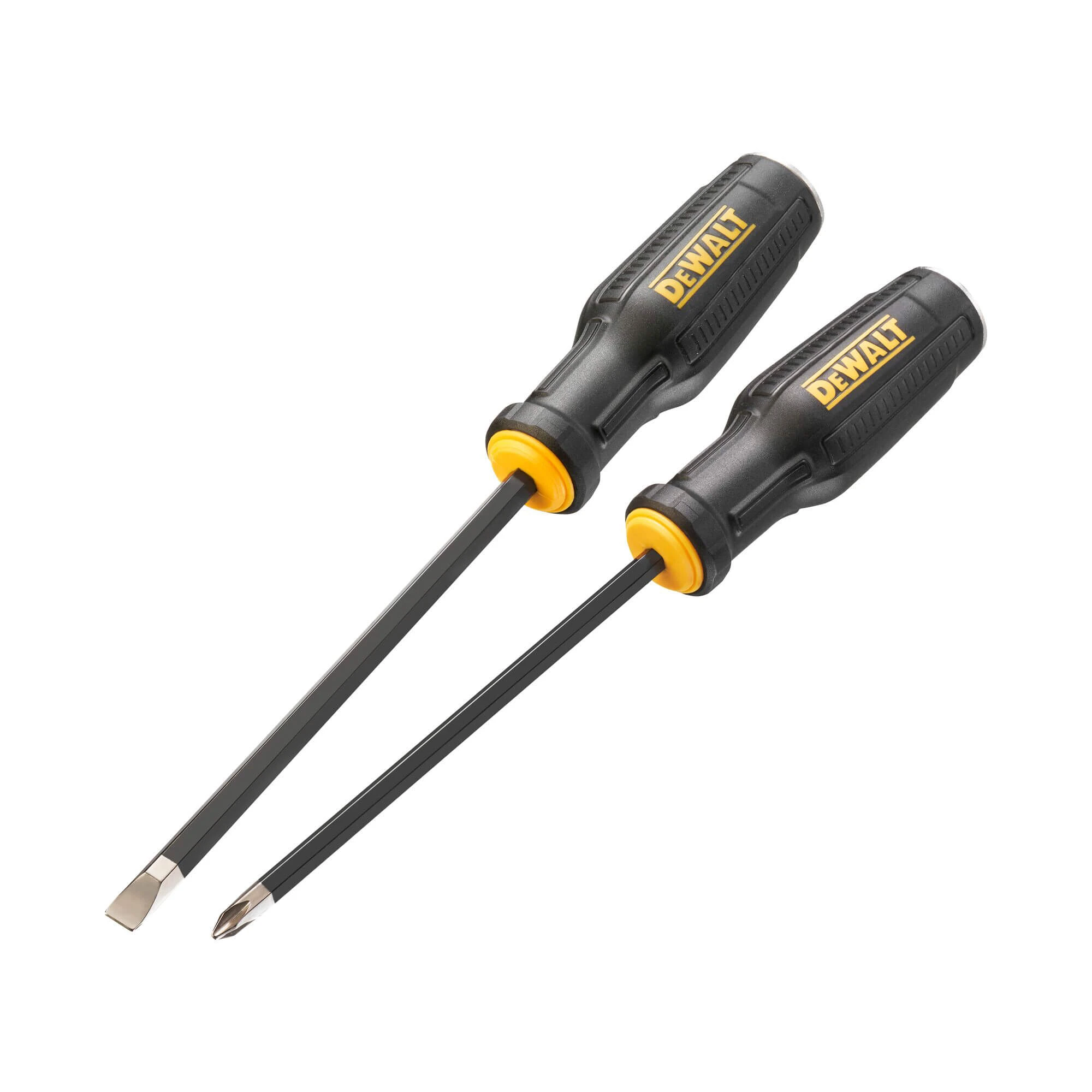 DeWALT Набір викруток демонтажних "TOUGHSERIES™ FULL FIT", 2 шт: SL8 x 100 мм, Ph2 x 100 мм.